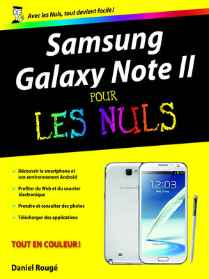 cover image of Samsung Galaxy Note II Pour les Nuls